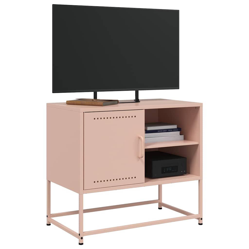 Móvel de TV 68x39x60,5 cm aço rosa