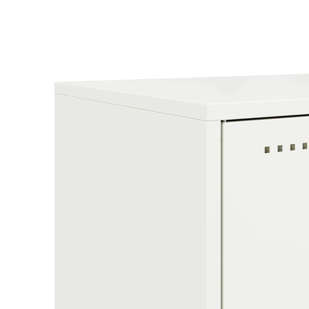 Móvel de TV 68x39x60,5 cm aço branco