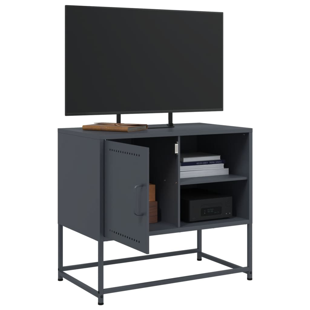 Móvel de TV 100,5x39x60,5 cm aço rosa