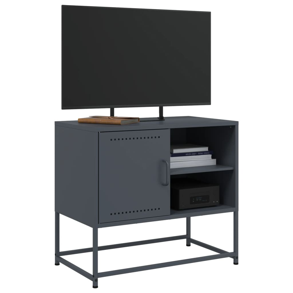 Móvel de TV 100,5x39x60,5 cm aço rosa