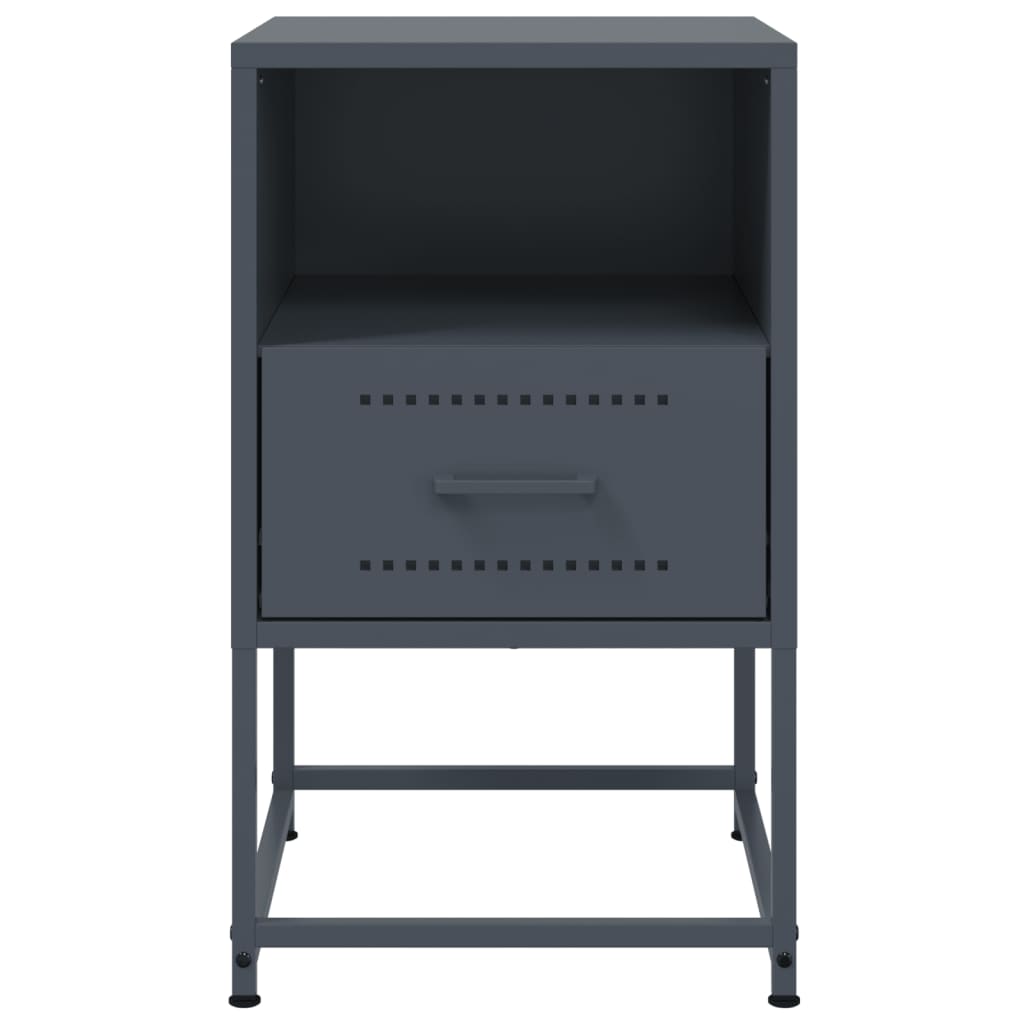 Mesa de cabeceira 36x39x60,5 cm aço antracite