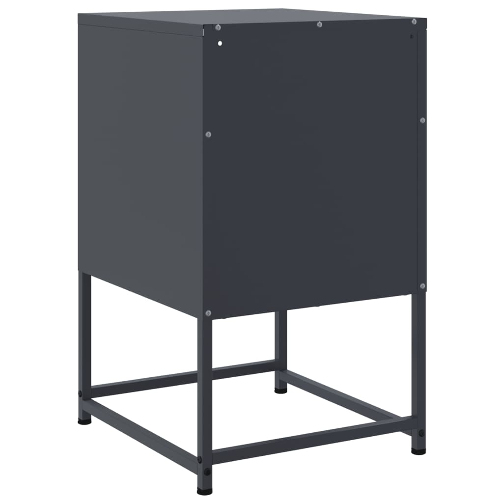 Mesa de cabeceira 36x39x60,5 cm aço antracite