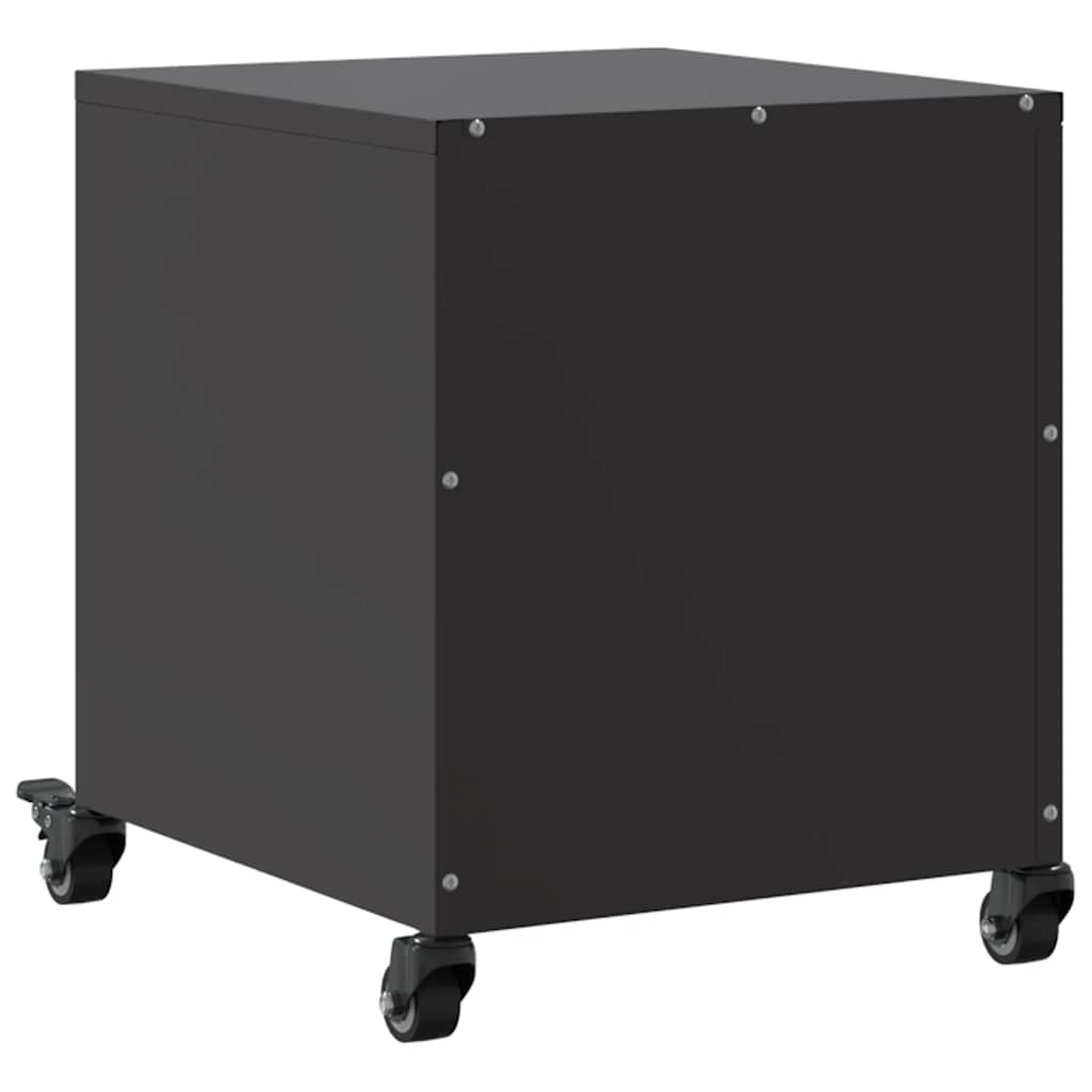Mesa de cabeceira 36x39x43,5 cm aço preto