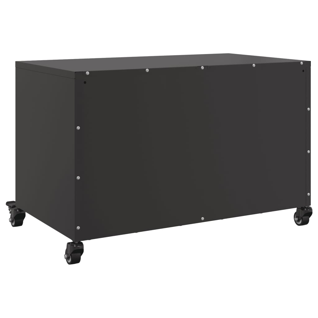 Móvel de TV 68x39x43,5 cm aço preto