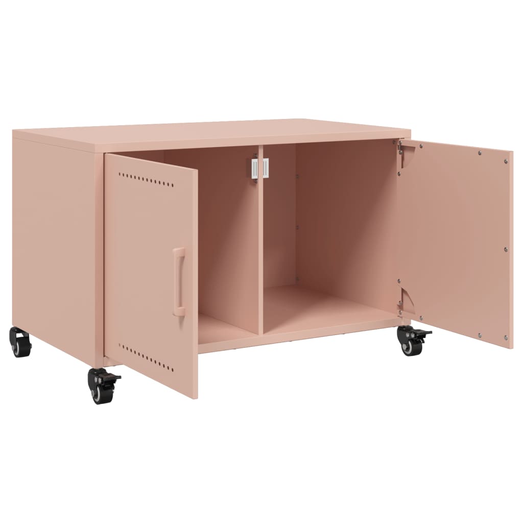Móvel de TV 68x39x43,5 cm aço rosa