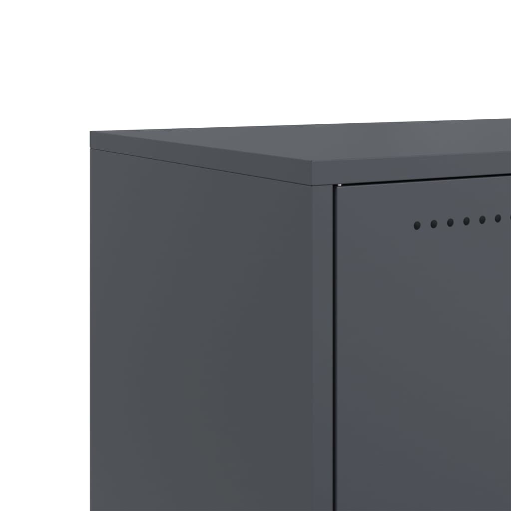 Móvel de TV 68x39x43,5 cm aço antracite