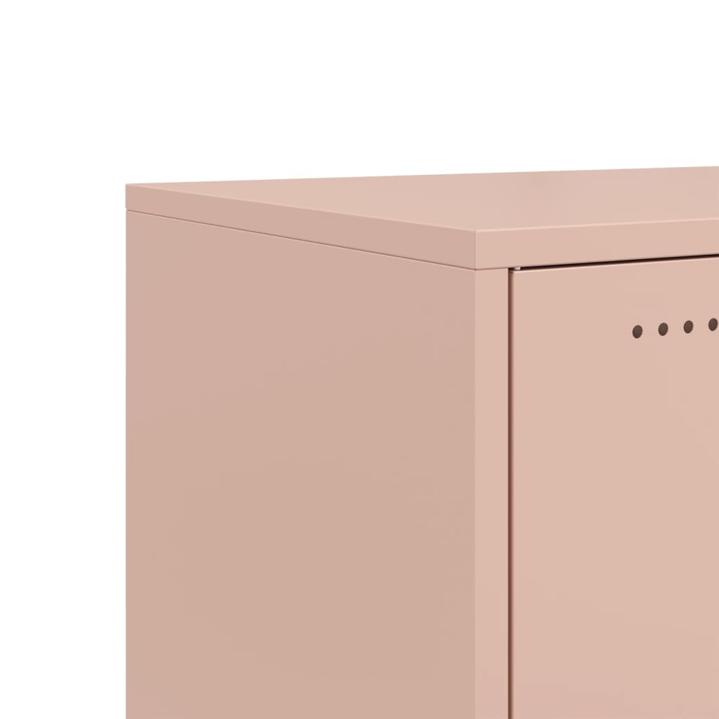 Móvel de TV 100,5x39x43,5 cm aço rosa