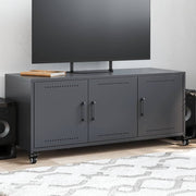Móvel de TV 100,5x39x43,5 cm aço antracite
