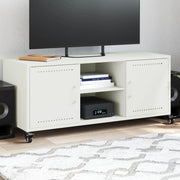 Móvel de TV 100,5x39x43,5 cm aço branco
