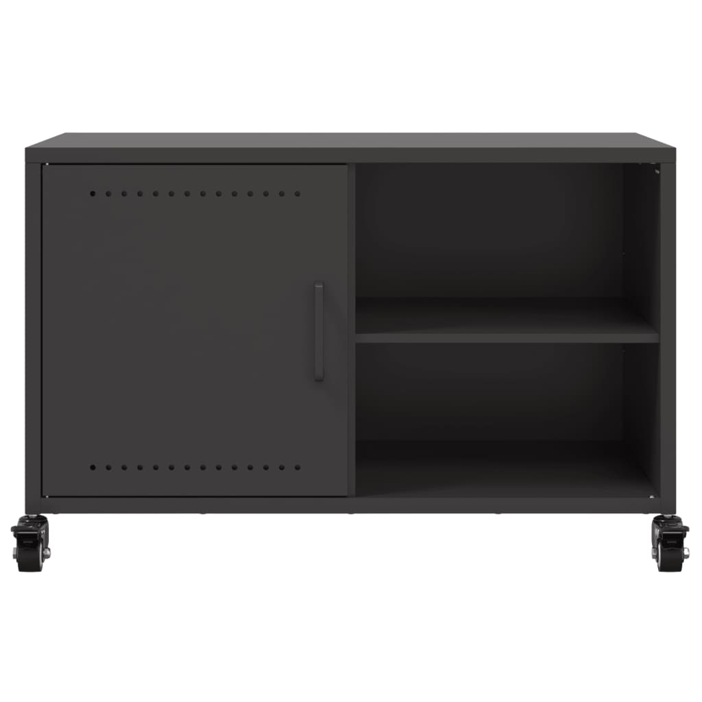 Móvel de TV 68x39x43,5 cm aço preto