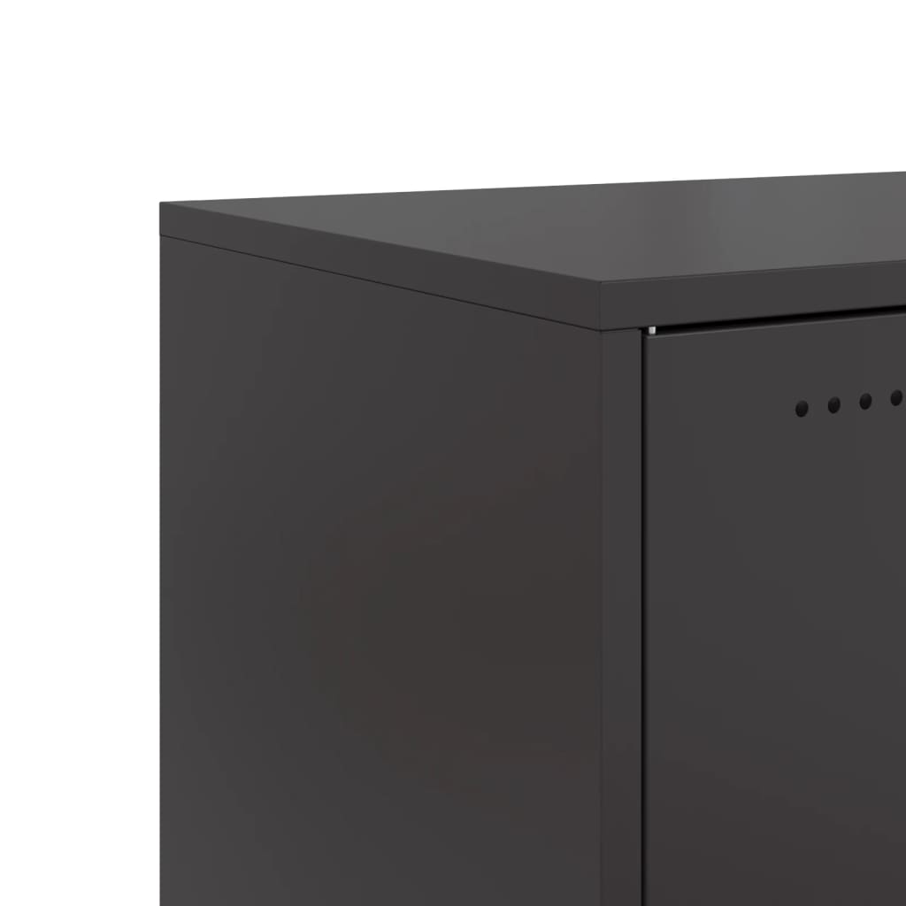 Móvel de TV 68x39x43,5 cm aço preto