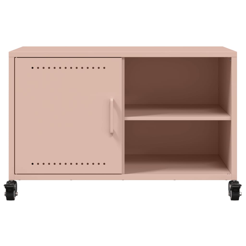 Móvel de TV 68x39x43,5 cm aço rosa