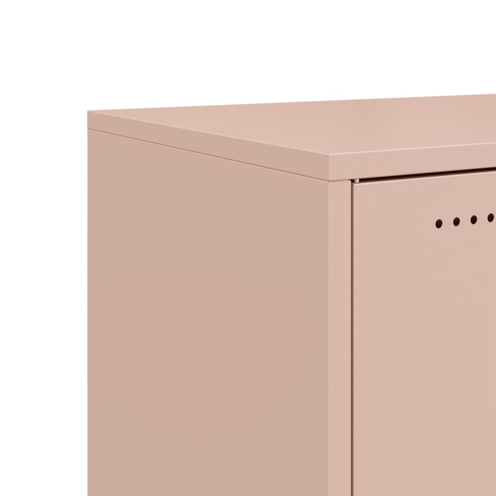 Móvel de TV 68x39x43,5 cm aço rosa