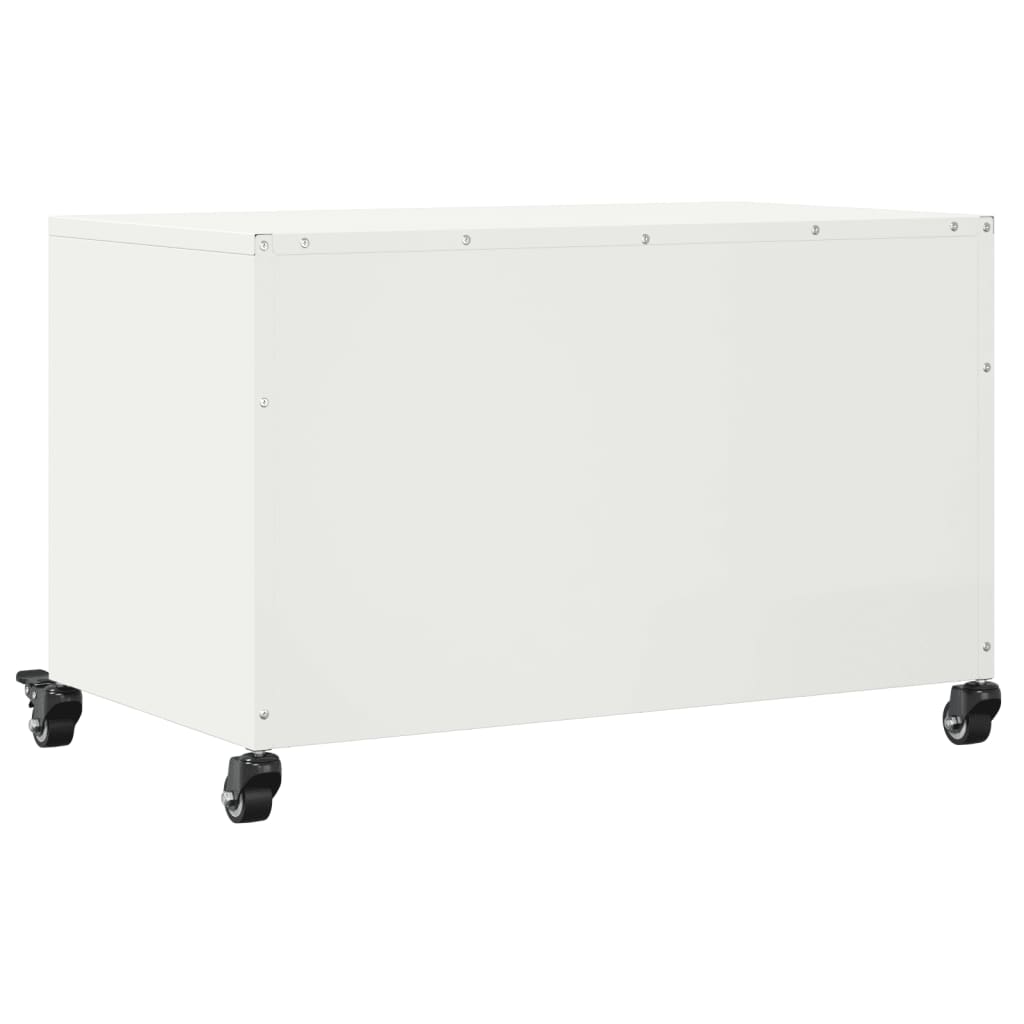 Móvel de TV 68x39x43,5 cm aço branco