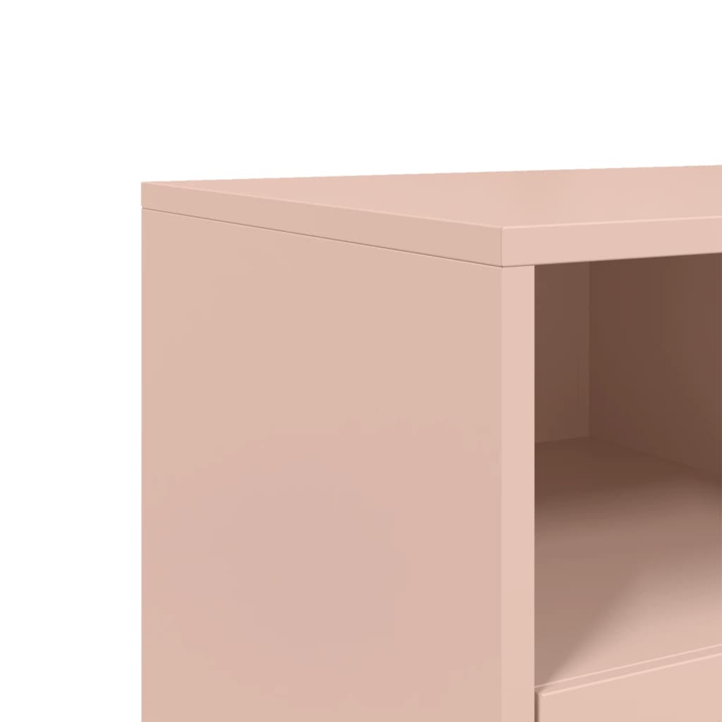 Móvel de TV 100,5x39x43,5 cm aço rosa