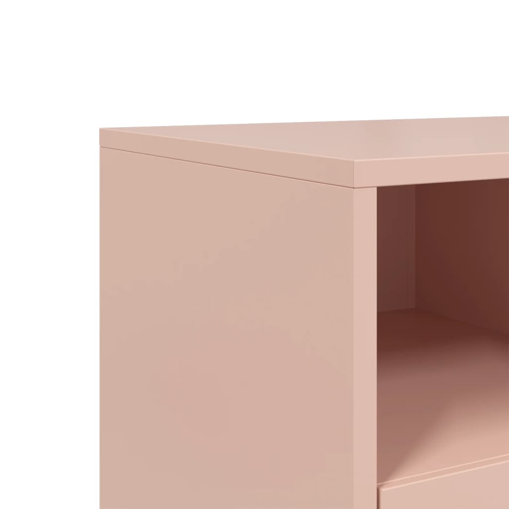 Móvel de TV 68x39x43,5 cm aço rosa