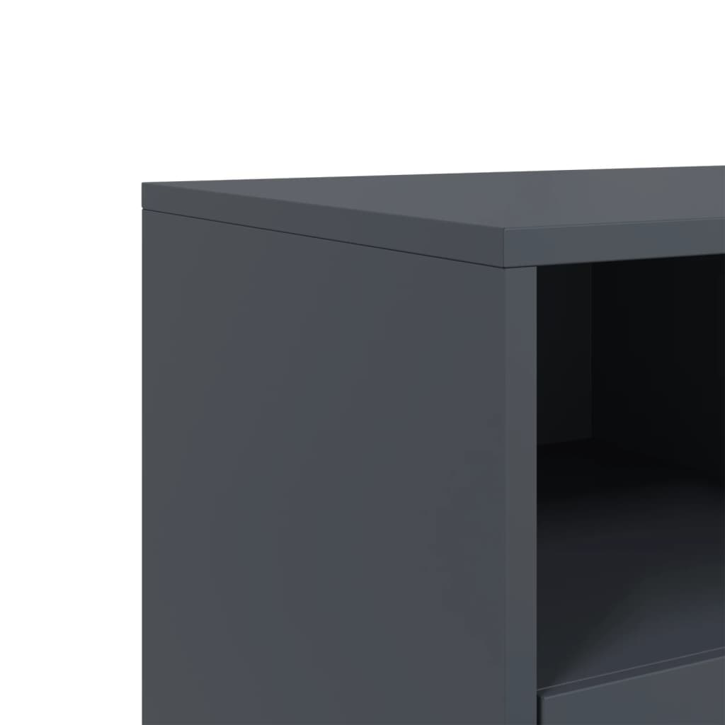 Móvel de TV 68x39x43,5 cm aço antracite