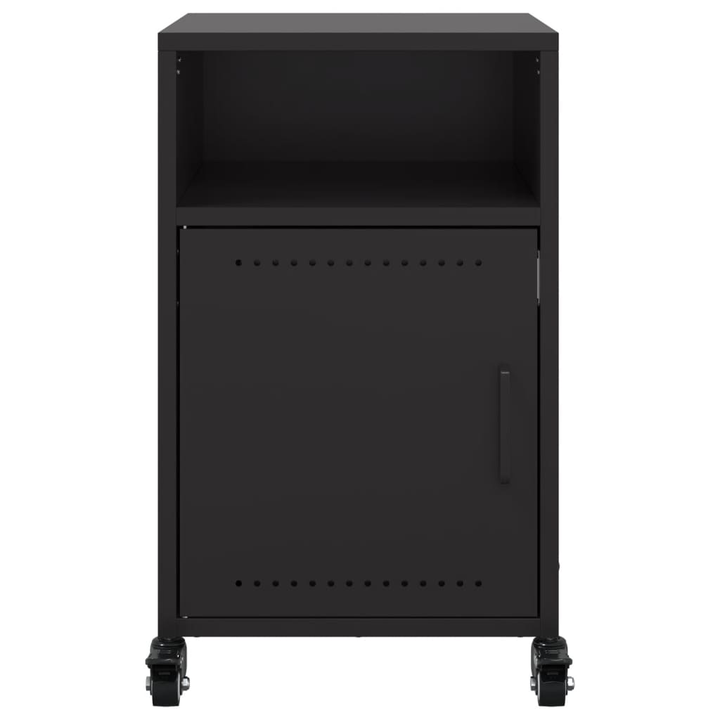 Mesa de cabeceira 36x39x59 cm aço preto