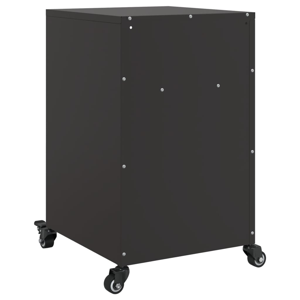 Mesa de cabeceira 36x39x59 cm aço preto