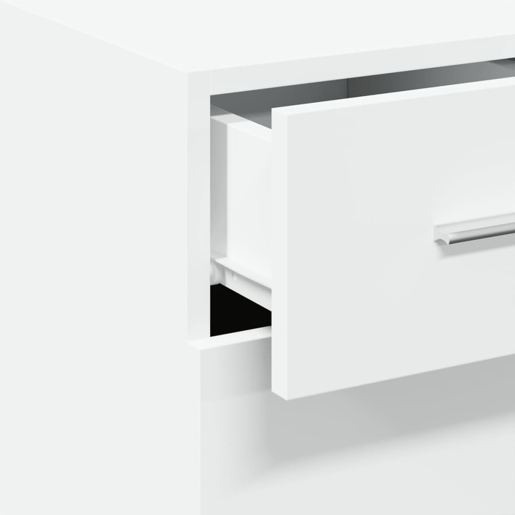 Aparador 30x42,5x93 cm derivados de madeira branco