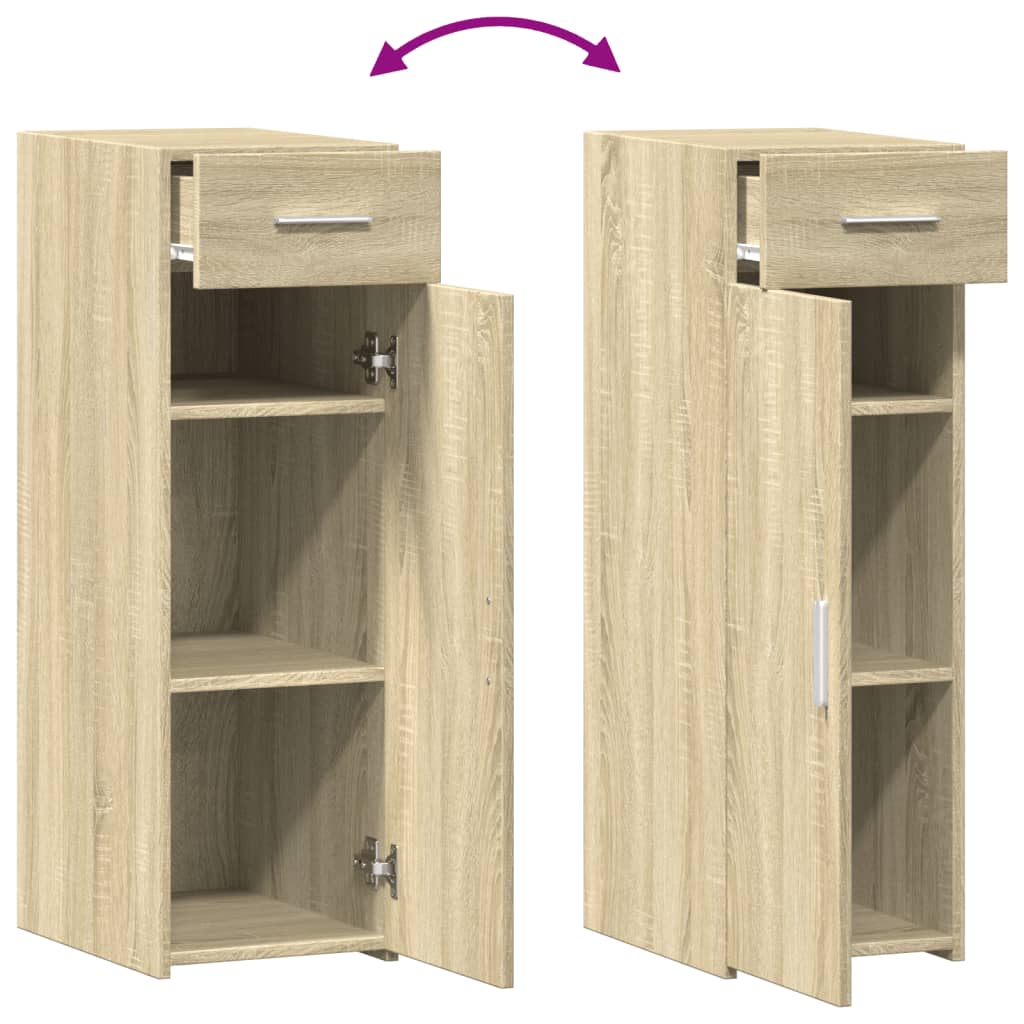 Aparador 30x42,5x93 cm derivados de madeira carvalho sonoma