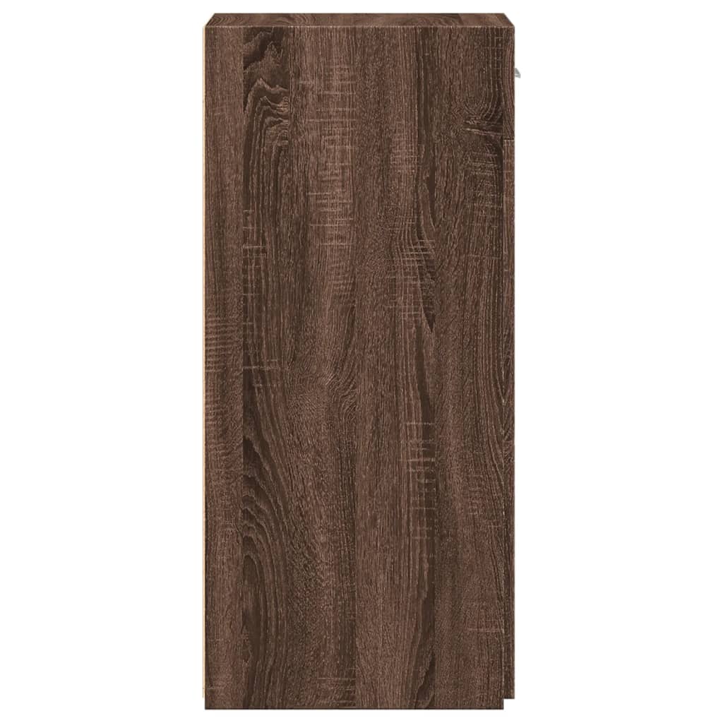 Aparador 40x42,5x93 cm derivados de madeira carvalho castanho