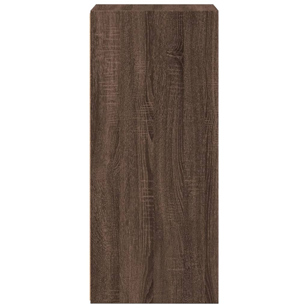 Aparador 40x41x93 cm derivados de madeira carvalho castanho