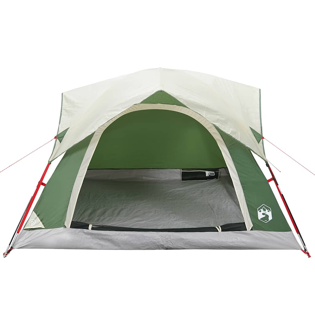 Tenda de campismo cabana para 4 pessoas impermeável verde
