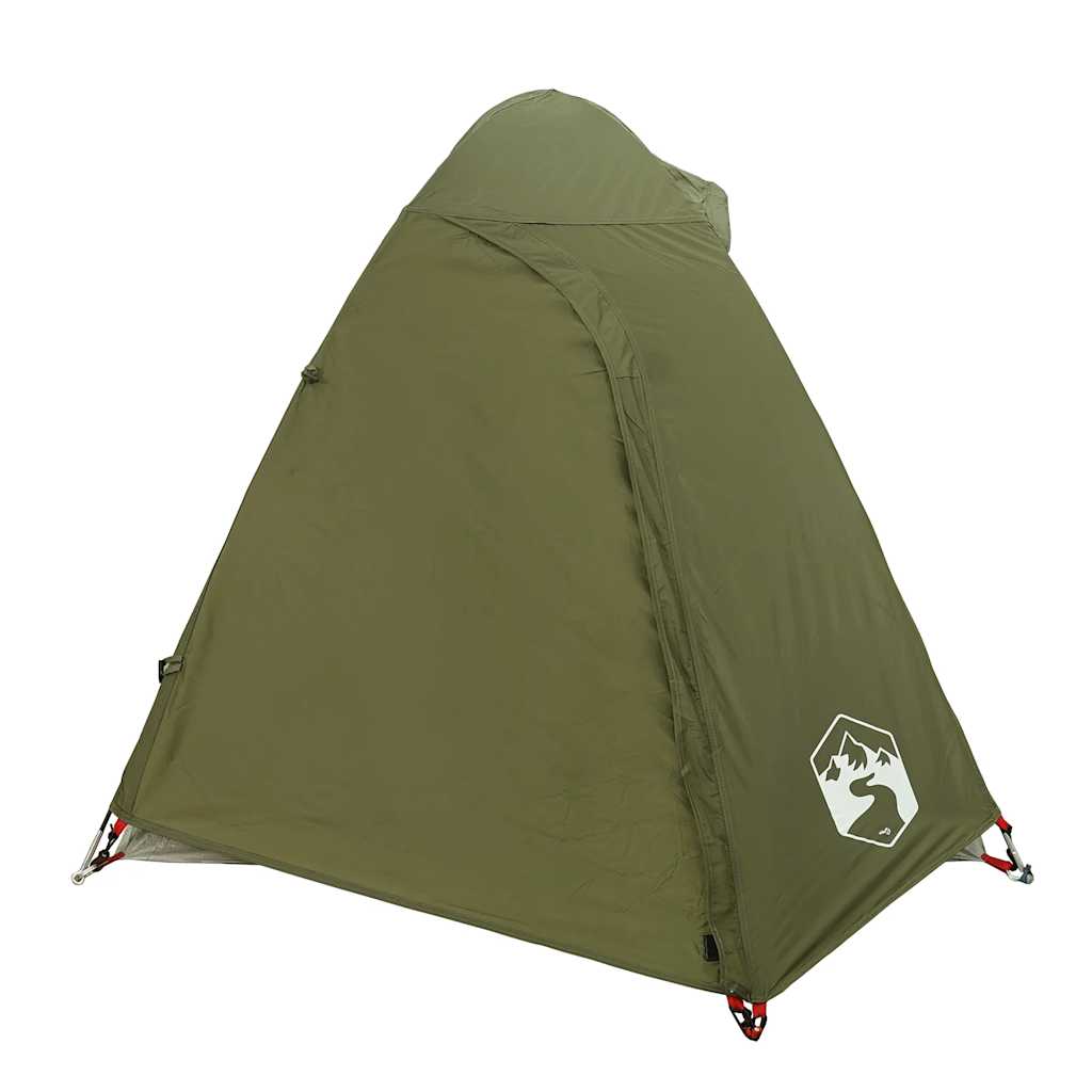 Tenda campismo cúpula p/ 2 pessoas impermeável verde azeitona