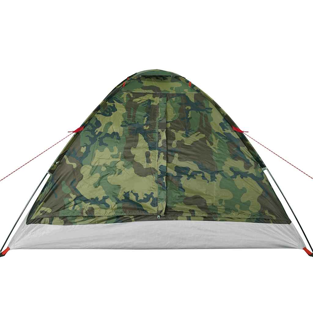 Tenda de campismo cúpula p/ 4 pessoas impermeável camuflagem