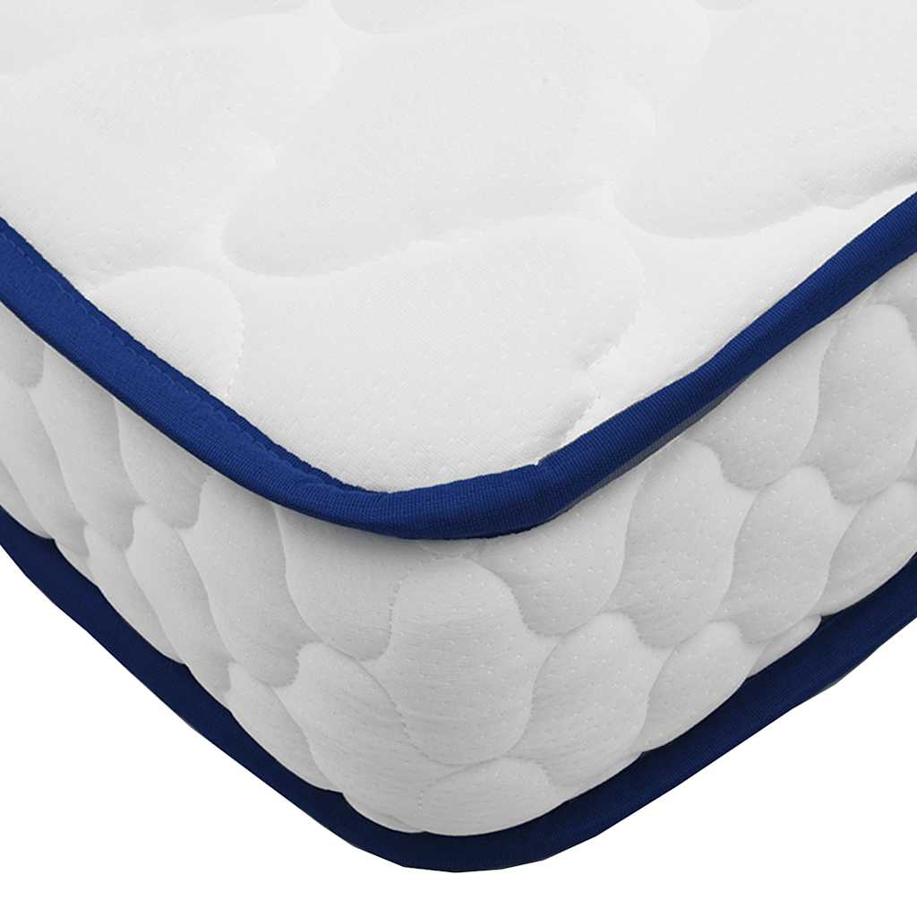 Colchão de espuma de memória 100x200x17 cm macio branco