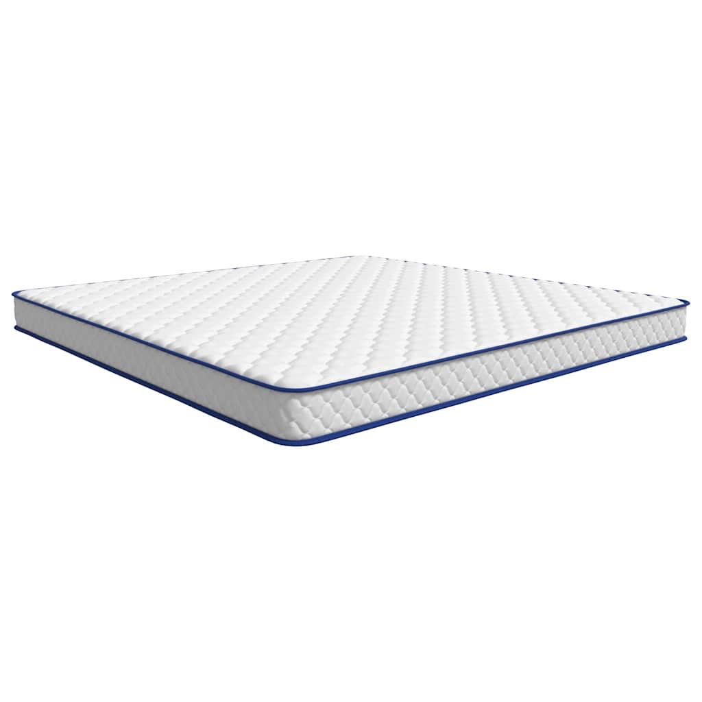 Colchão de espuma de memória 200x200x17 cm macio branco