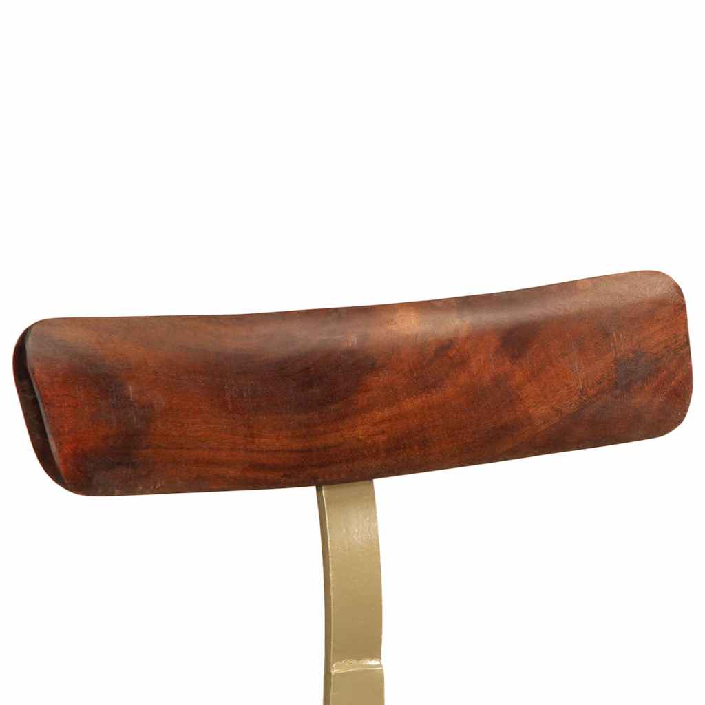 Bancos de bar 2 pcs 49x43x79 cm madeira de mangueira maciça