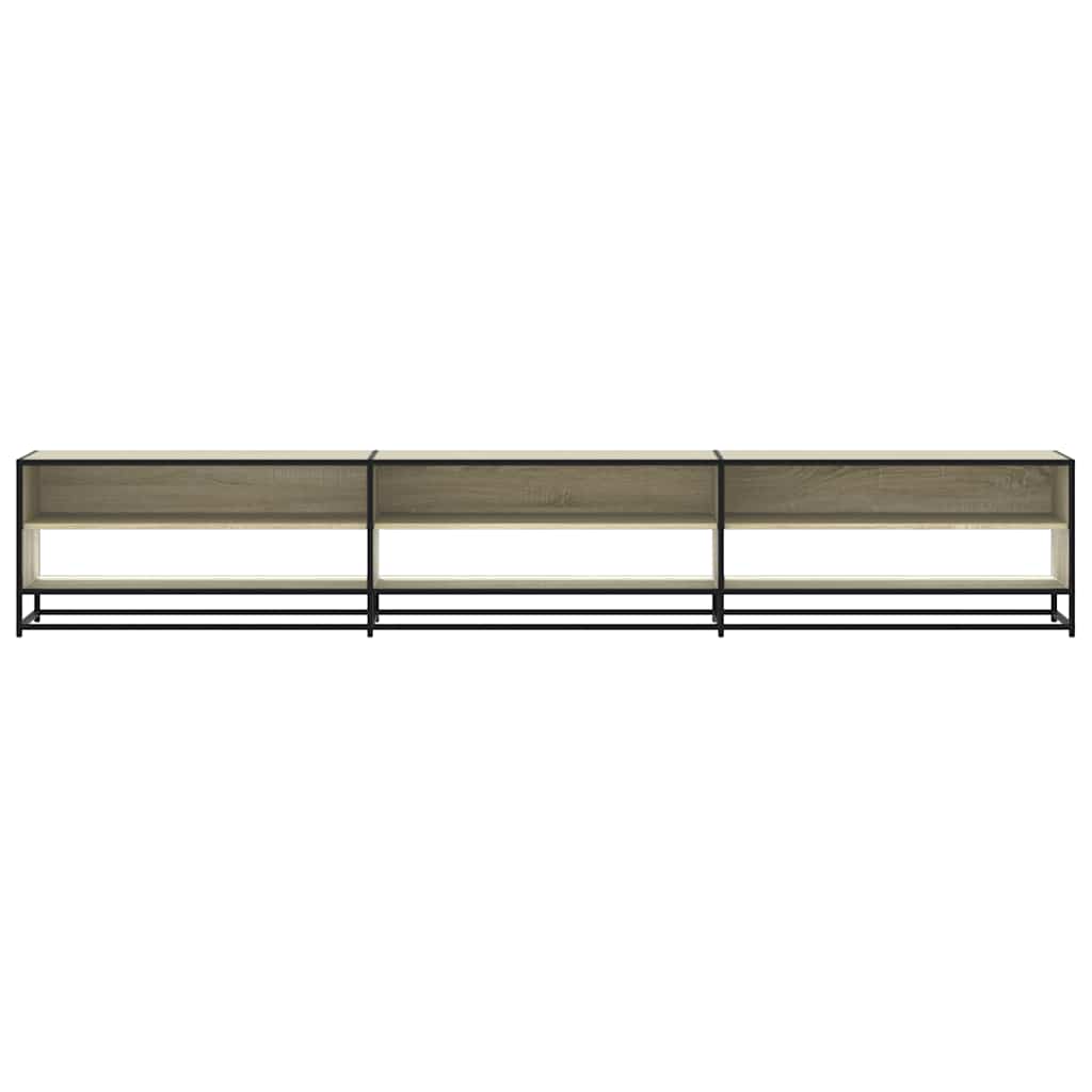 Móvel de TV 270x40x46 cm derivados de madeira carvalho sonoma