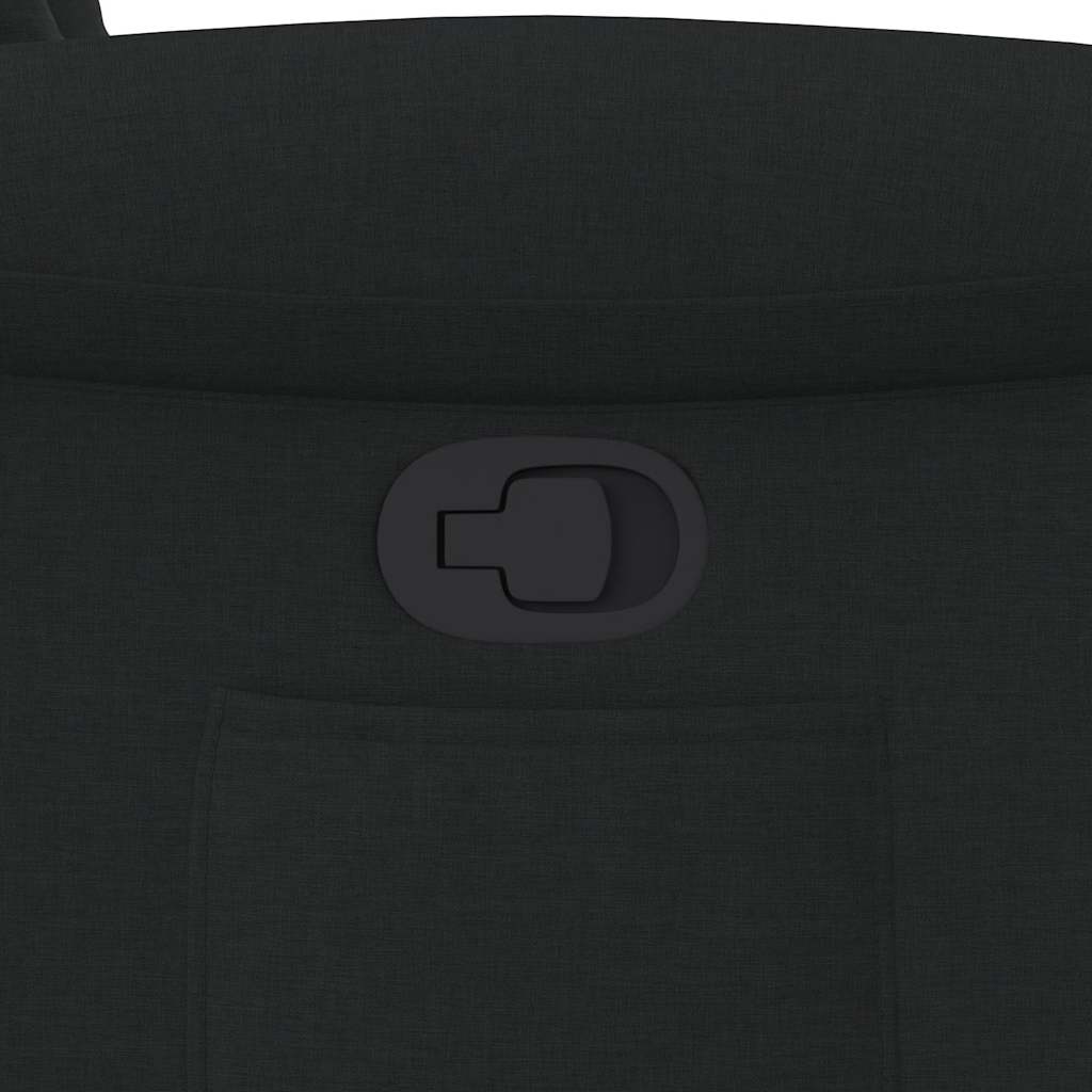 Poltrona reclinável elevatória tecido preto