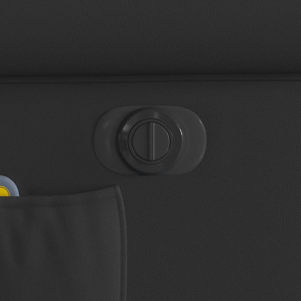 Poltrona reclinável massagens elevatória elétrica couro artif.