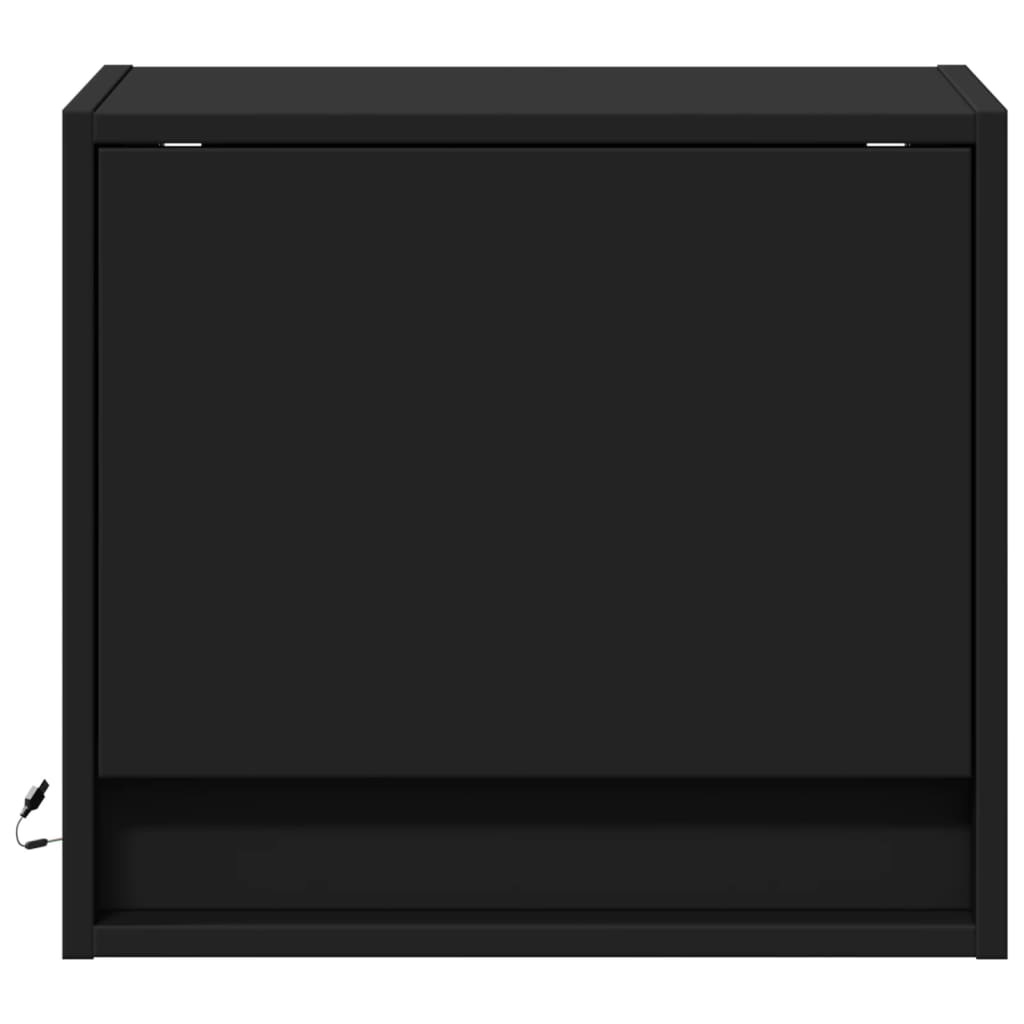 Mesa de cabeceira de parede com luzes LED