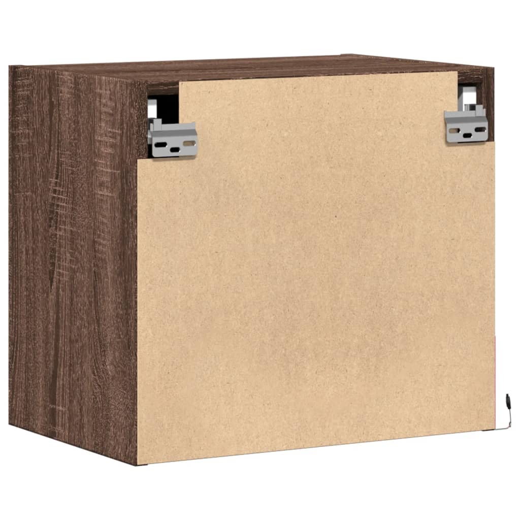 Mesa de cabeceira de parede com luzes LED