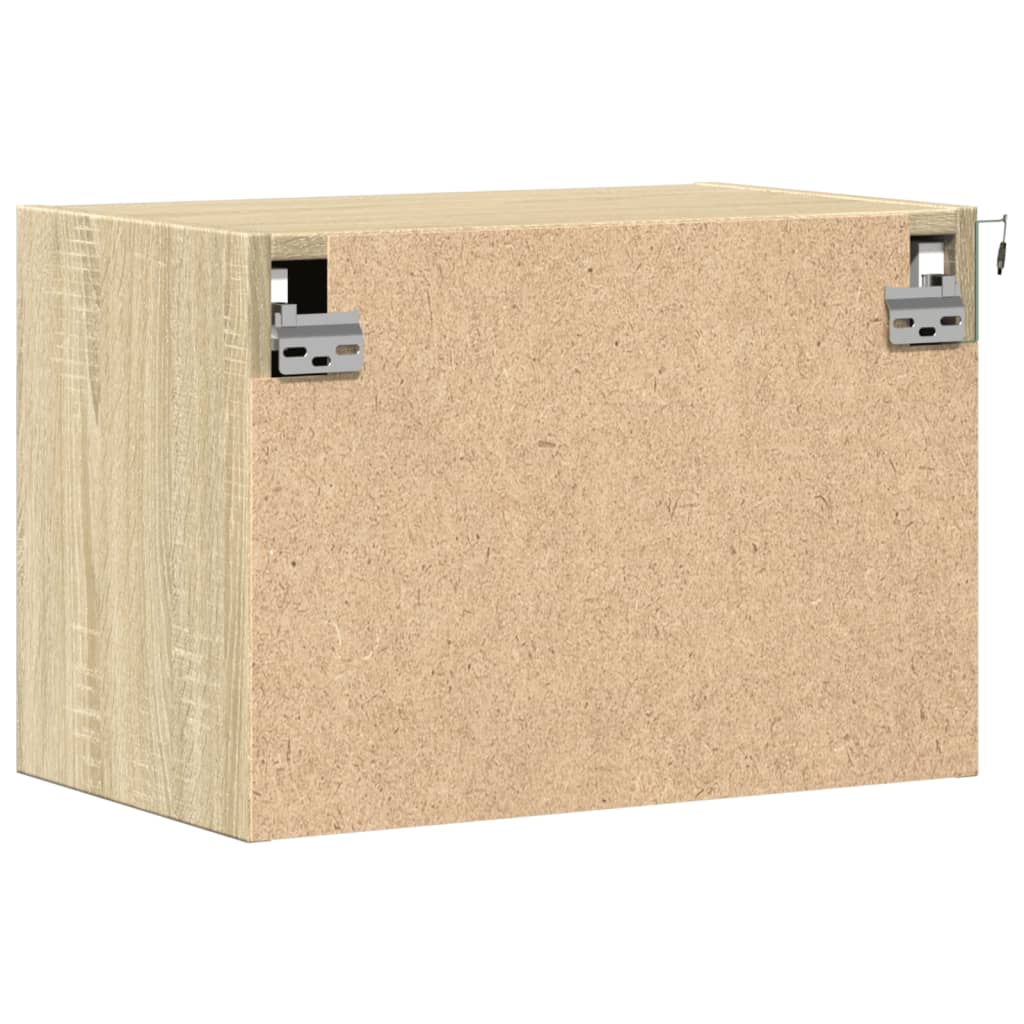 Mesa de cabeceira de parede com luzes LED