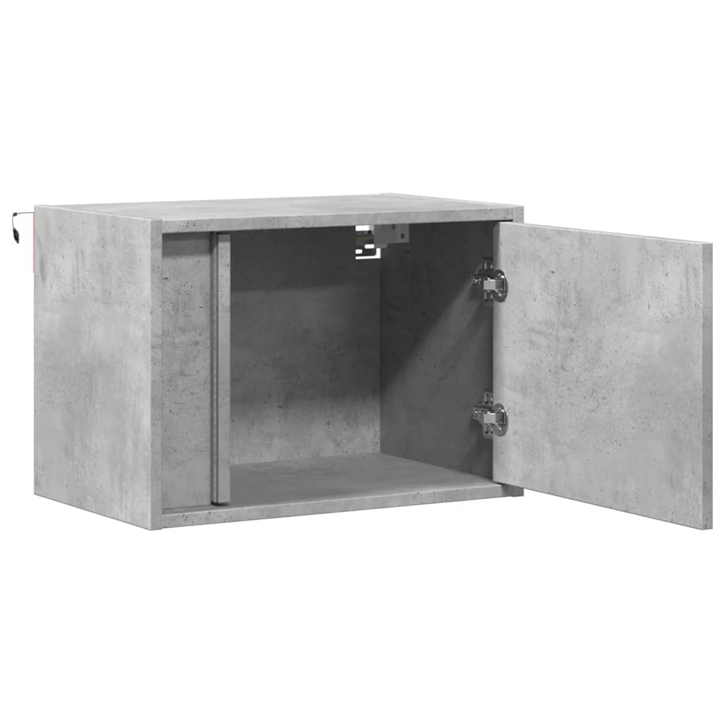 Mesa de cabeceira de parede com luzes LED
