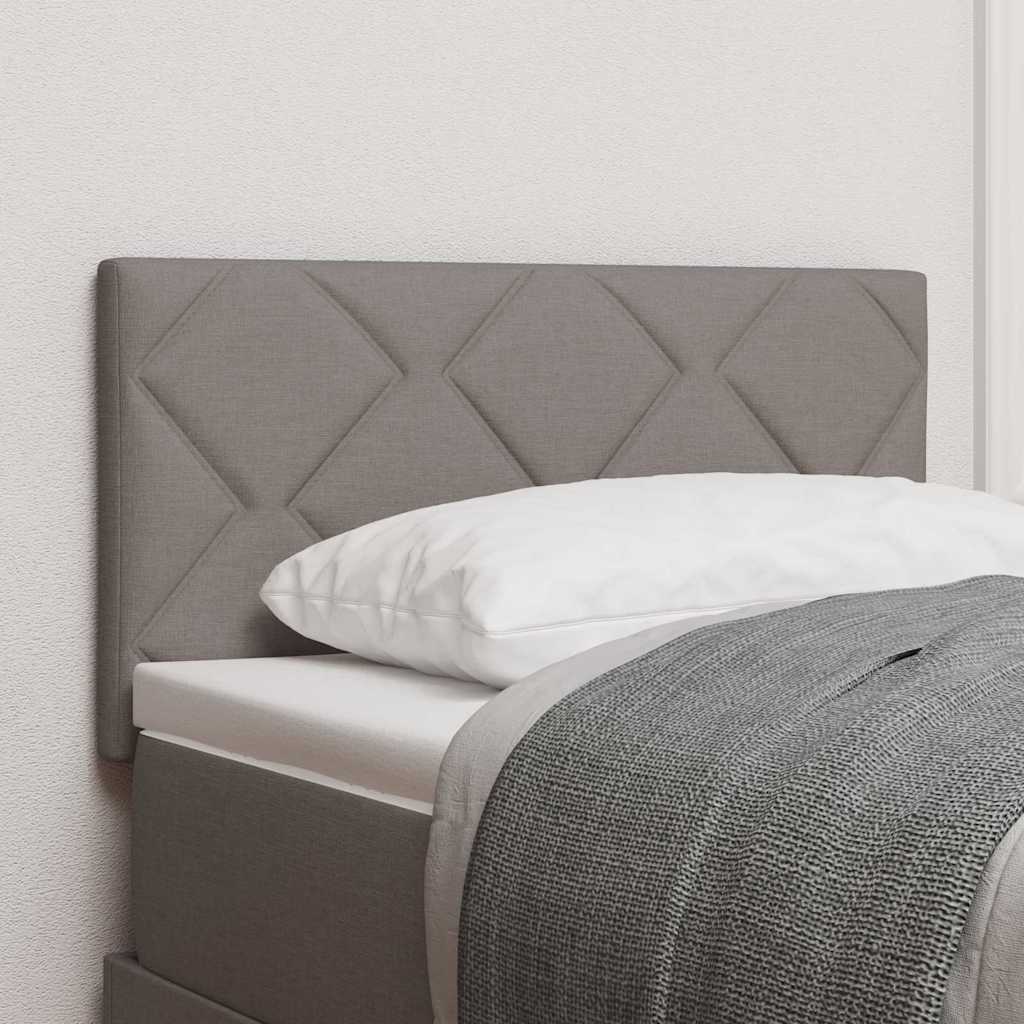 Cabeceira com cabeceira Cinzento-acastanhado 80 cm tecido