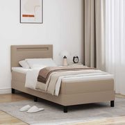 Estrutura de cama com colchão Cappuccino 90 x 200 cm