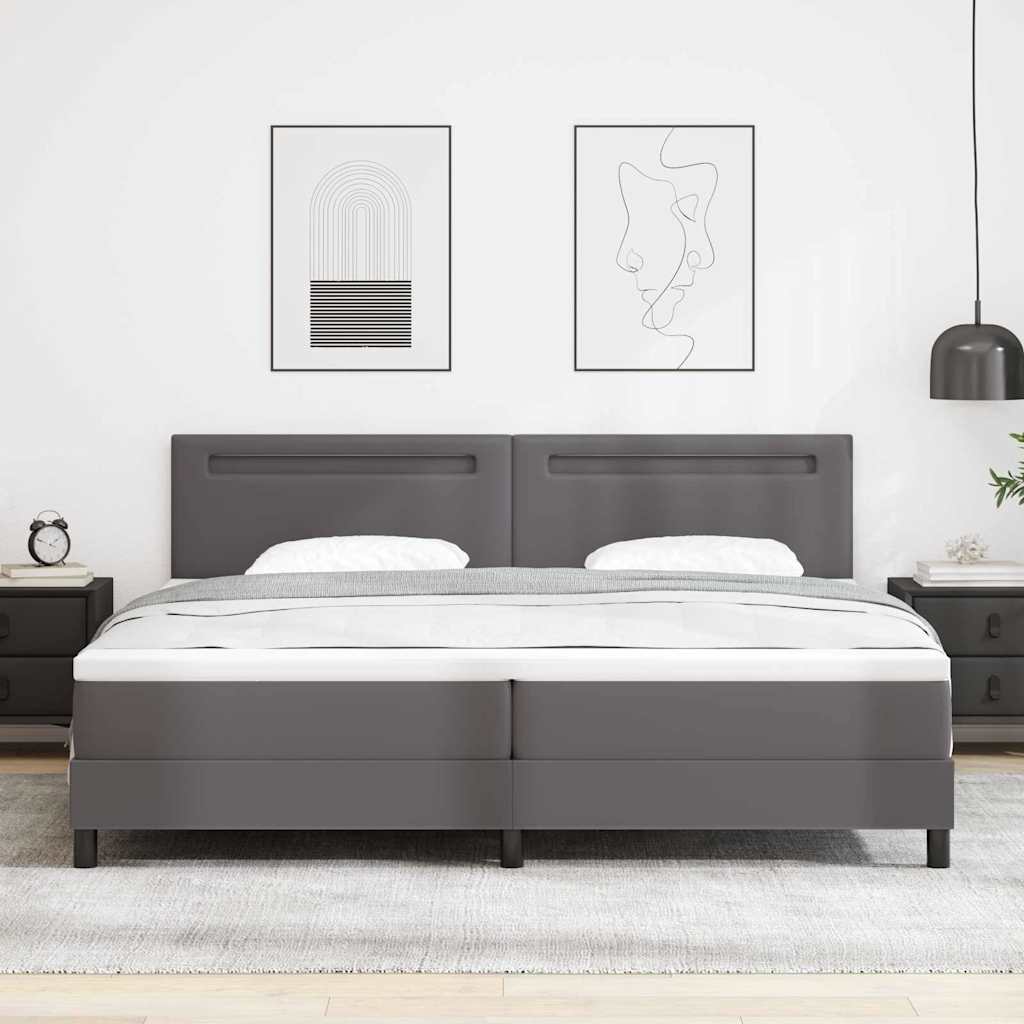 Estrutura de cama com colchão com colchão Cinzeto 200 x 200 cm