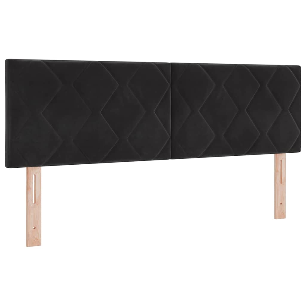 Cama Box Spring com Colchão Cinza Escuro 80x200 cm em Veludo