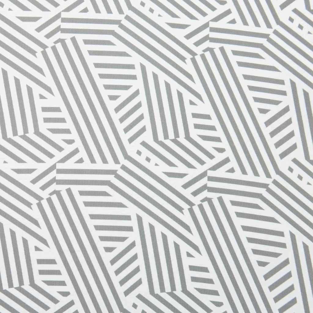 Guarda-sol Cinza e Branco Ø 205 x 209 cm Aço
