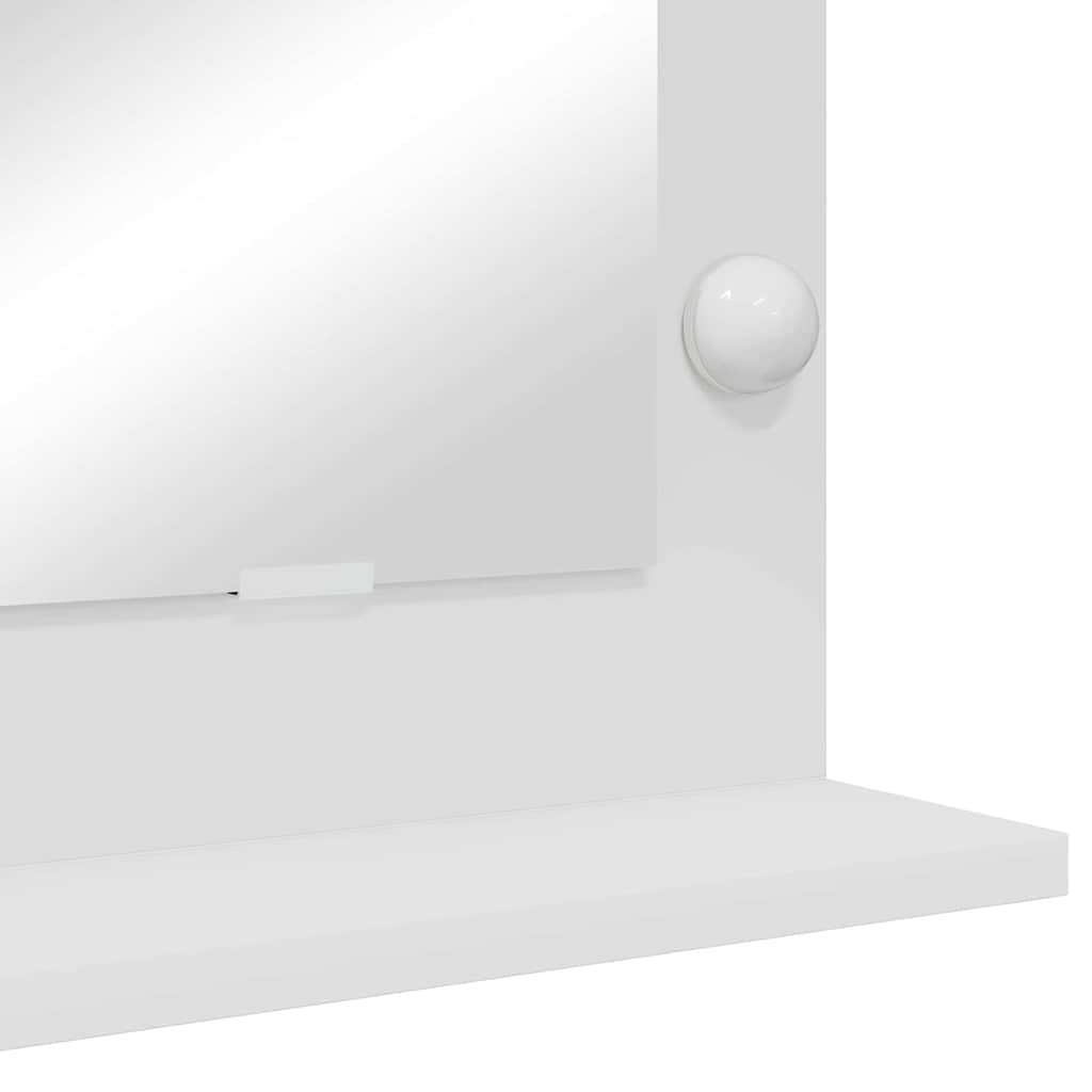 Espelho de Vaidade com luzes de tira LED Branco 80 x 15 x 18 cm