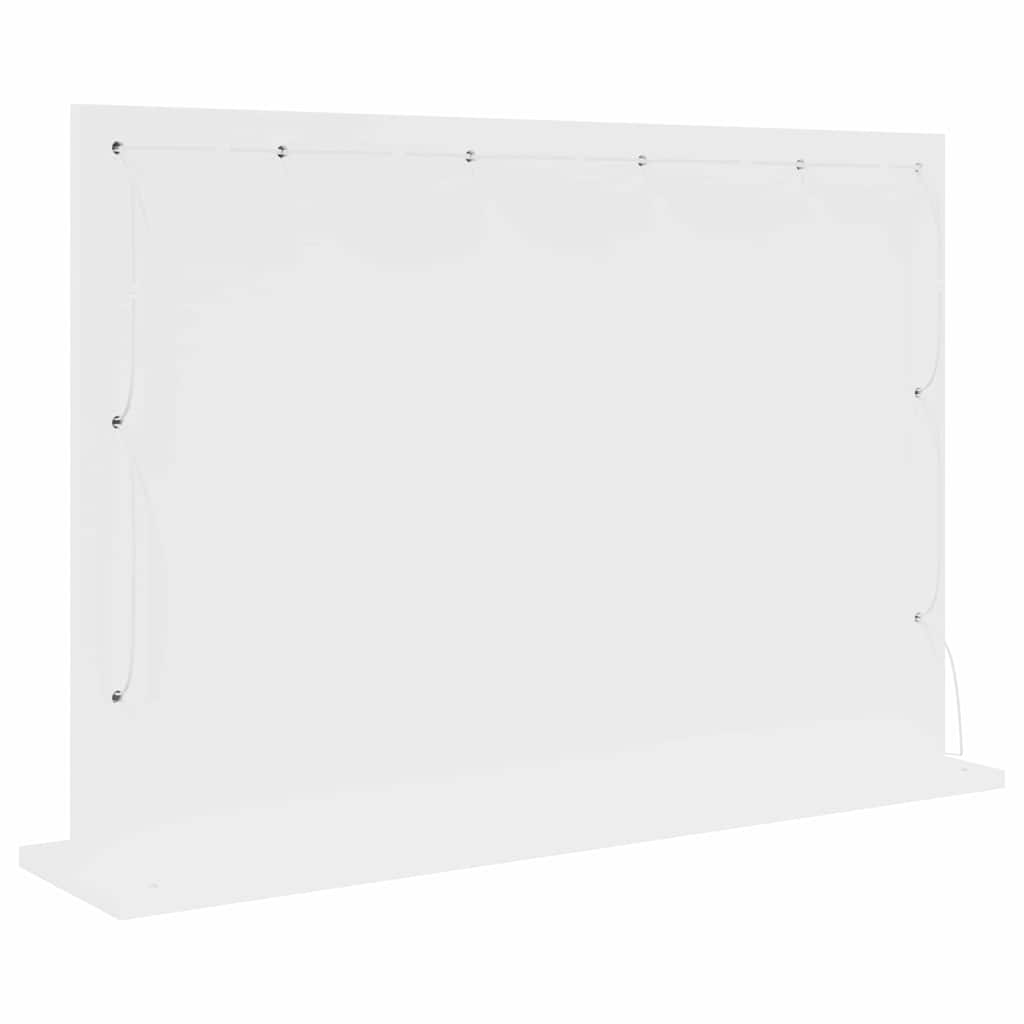 Espelho de Vaidade com luzes de tira LED Branco 80 x 15 x 18 cm