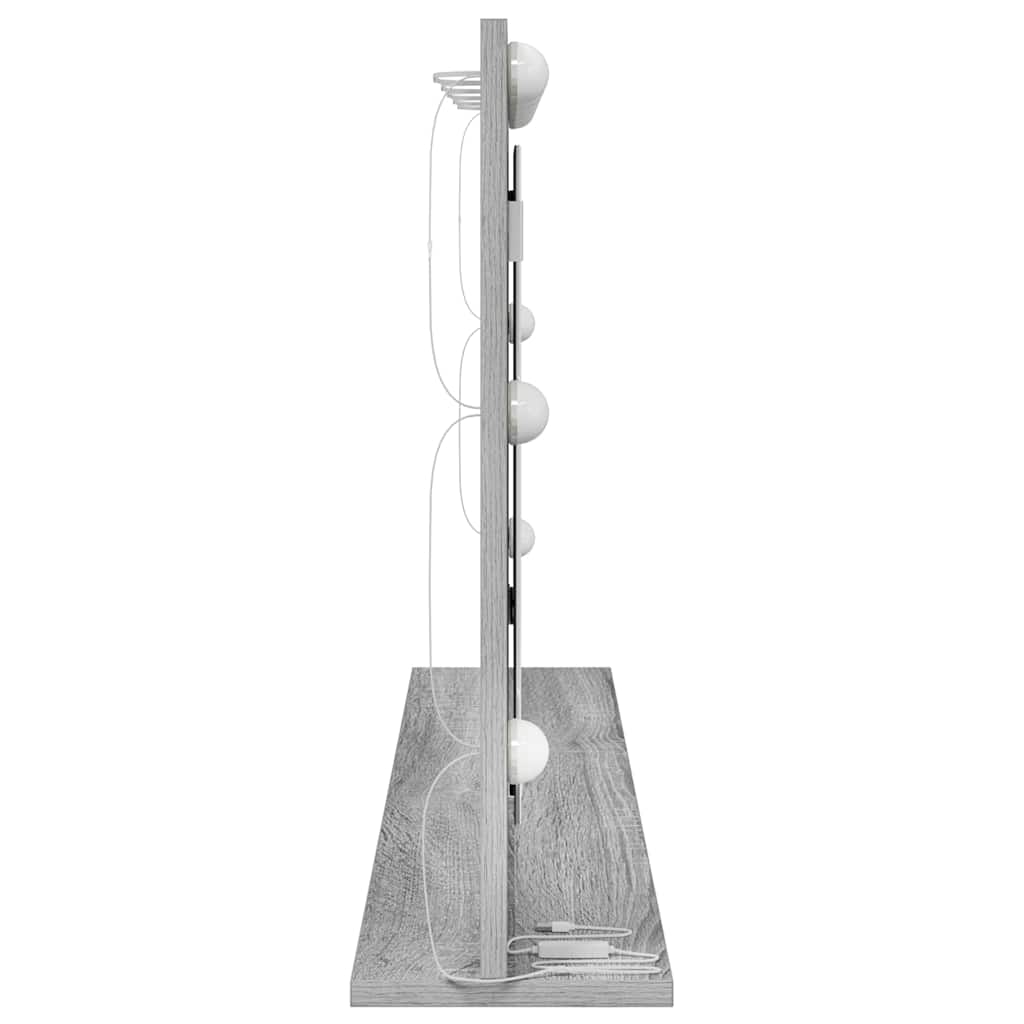 Espelho de Vaidade com espelho Cinza Sonoma 100 x 55 x 18 cm