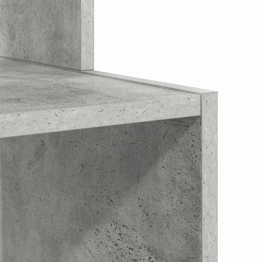 Secretária com prateleira Cinzento cimento 106 x 40 x 88,5 cm