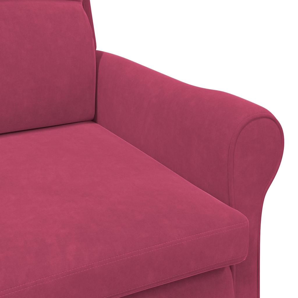 poltrona vermelho tinto 76 x 94 x 102 cm Veludo